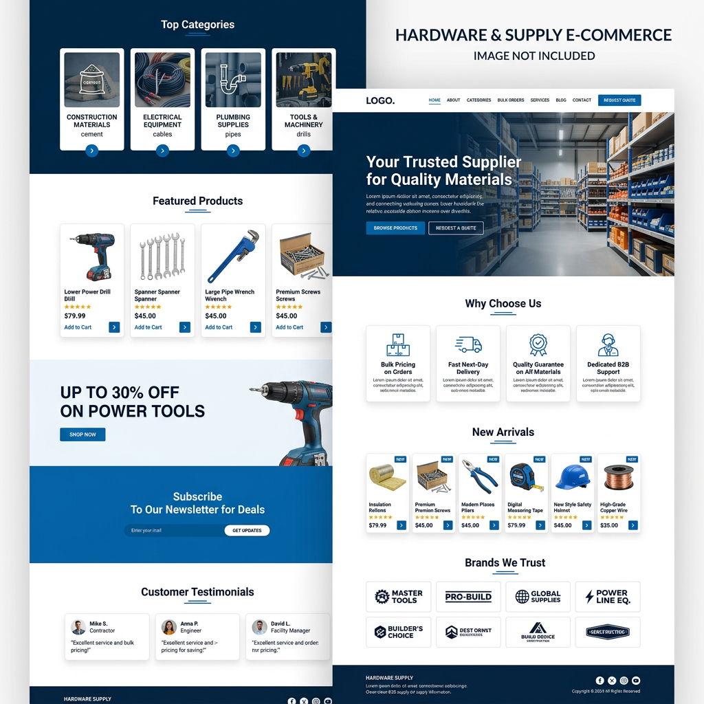 Template E-commerce multicatégorie